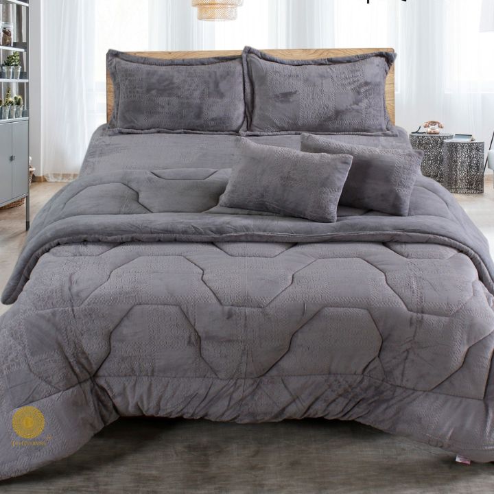 Premium 6 Pcs Winter Bedding Set