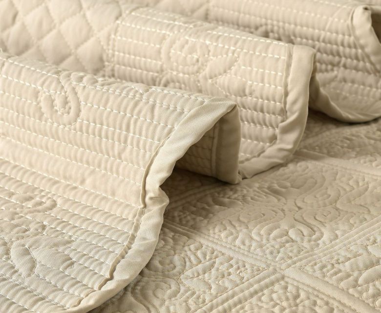 Serenity Quilted Bedspread Set – 3 Pcs | Luxe Comfort for Modern Living - The Gharnish - A Unit of Satkala Creations