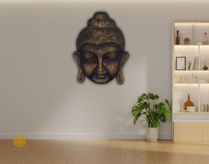 Big Buddha Statue 2ft. Wall hanging - The Gharnish - A Unit of Satkala Creations