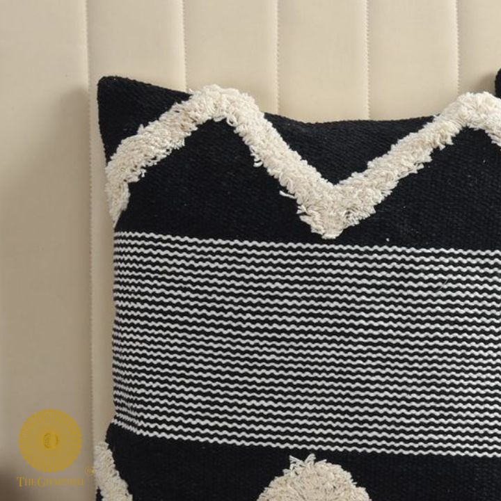Pure Cotton and Thread Work Cushion Covers