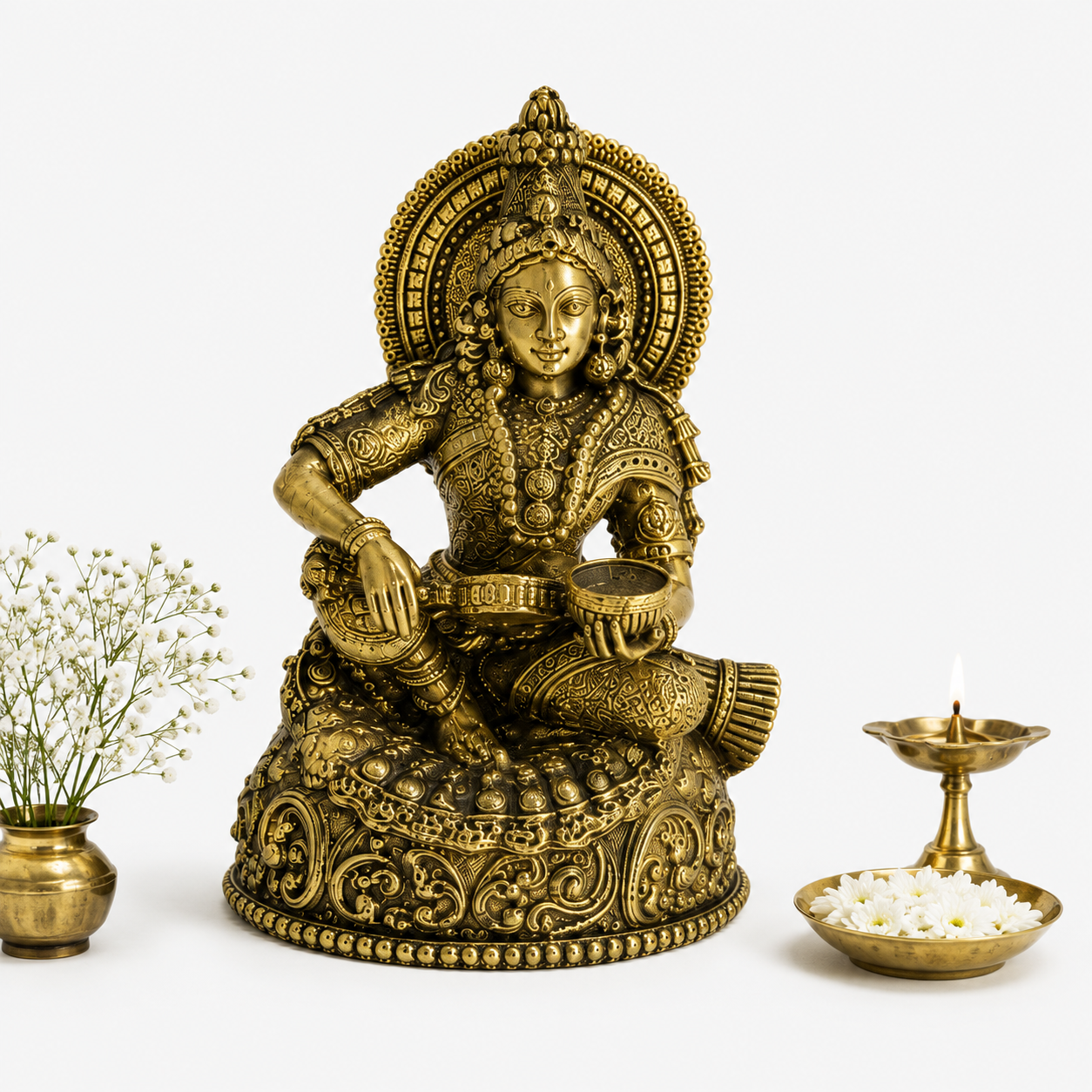 Annapurna Devi Brass Idol | Premium Handcrafted Murti