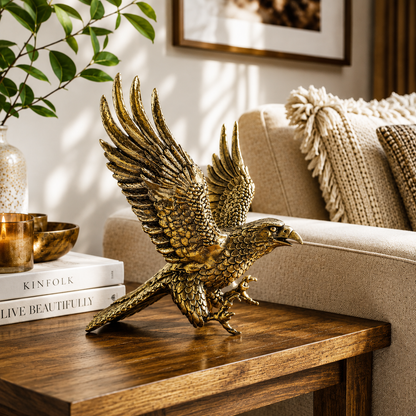 Antique Brass Garuda Eagle – Vastu Symbol of Power & Protection