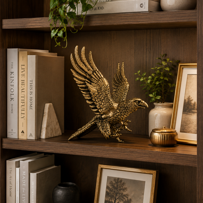 Antique Brass Garuda Eagle – Vastu Symbol of Power & Protection