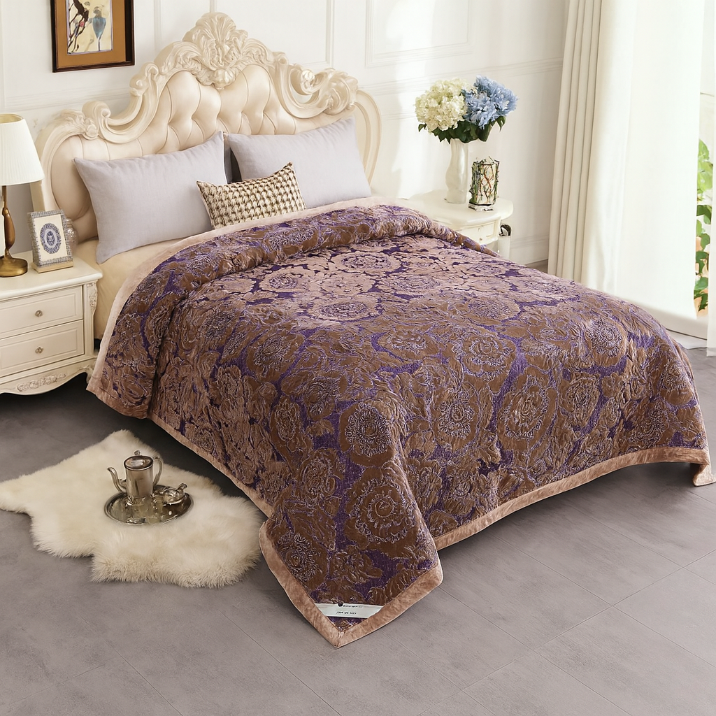 Winter Special Heavy 3 Ply Blanket - The Gharnish - A Unit of Satkala Creations