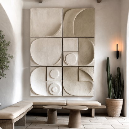 Eclipse Harmony – 3D Textured Wall Art