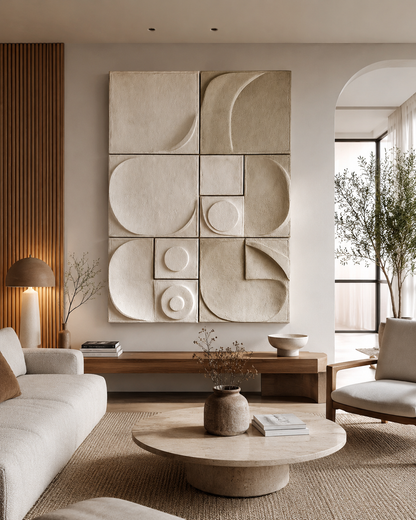 Eclipse Harmony – 3D Textured Wall Art