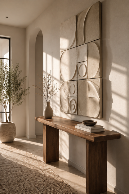 Eclipse Harmony – 3D Textured Wall Art