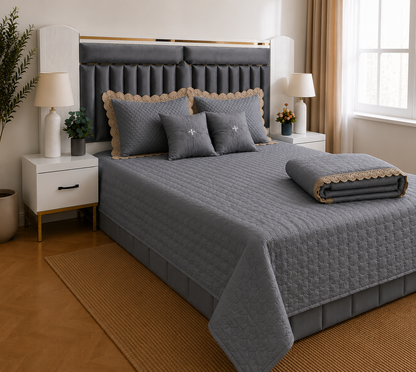 Maison Royale Lace 6 Pcs Bedding Set