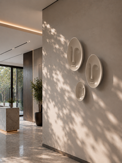 Whispering Faces 3D Wall Sculpture Set