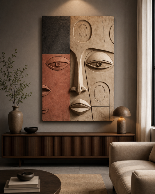 Harmony Faces Contemporary Wall Décor