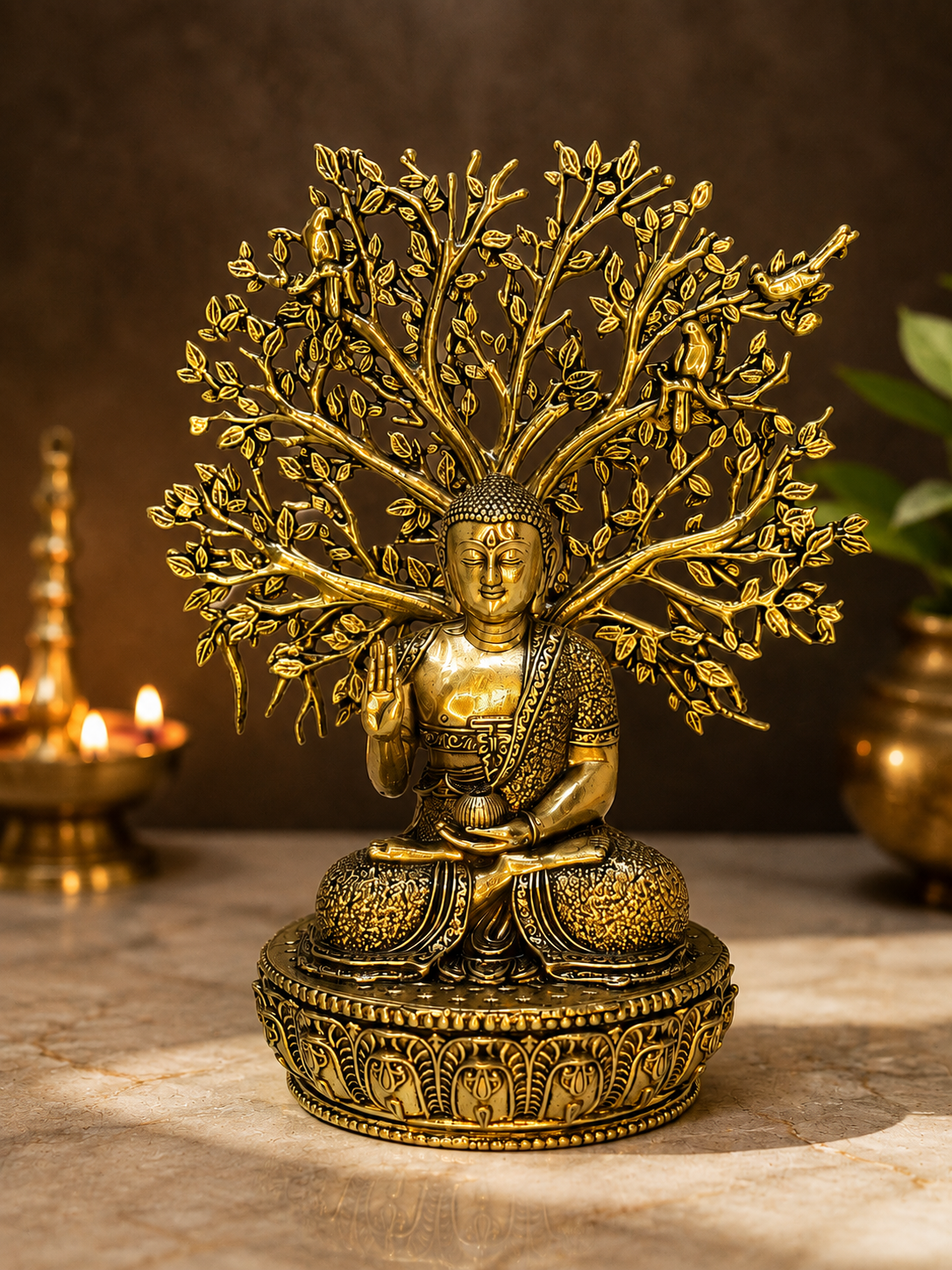 Buddha with Kalpataru
