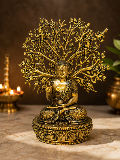 Buddha with Kalpataru