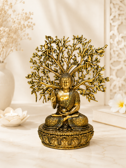 Buddha with Kalpataru