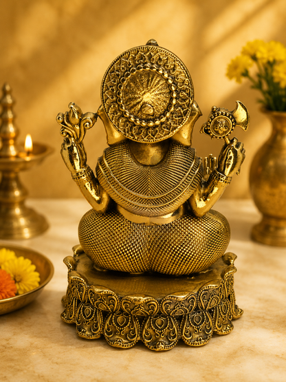 Brass Ganesha Murti