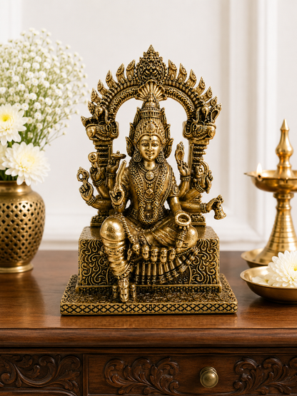 Mariamman Mata Brass Idol – Goddess of Rain, Protection & Healing