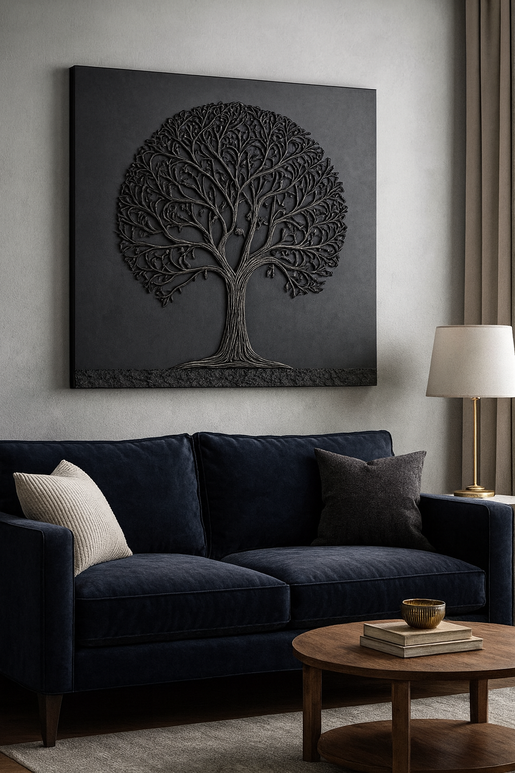 Kalpataru Wooden Premium Wall Art for Vastu Home Decor