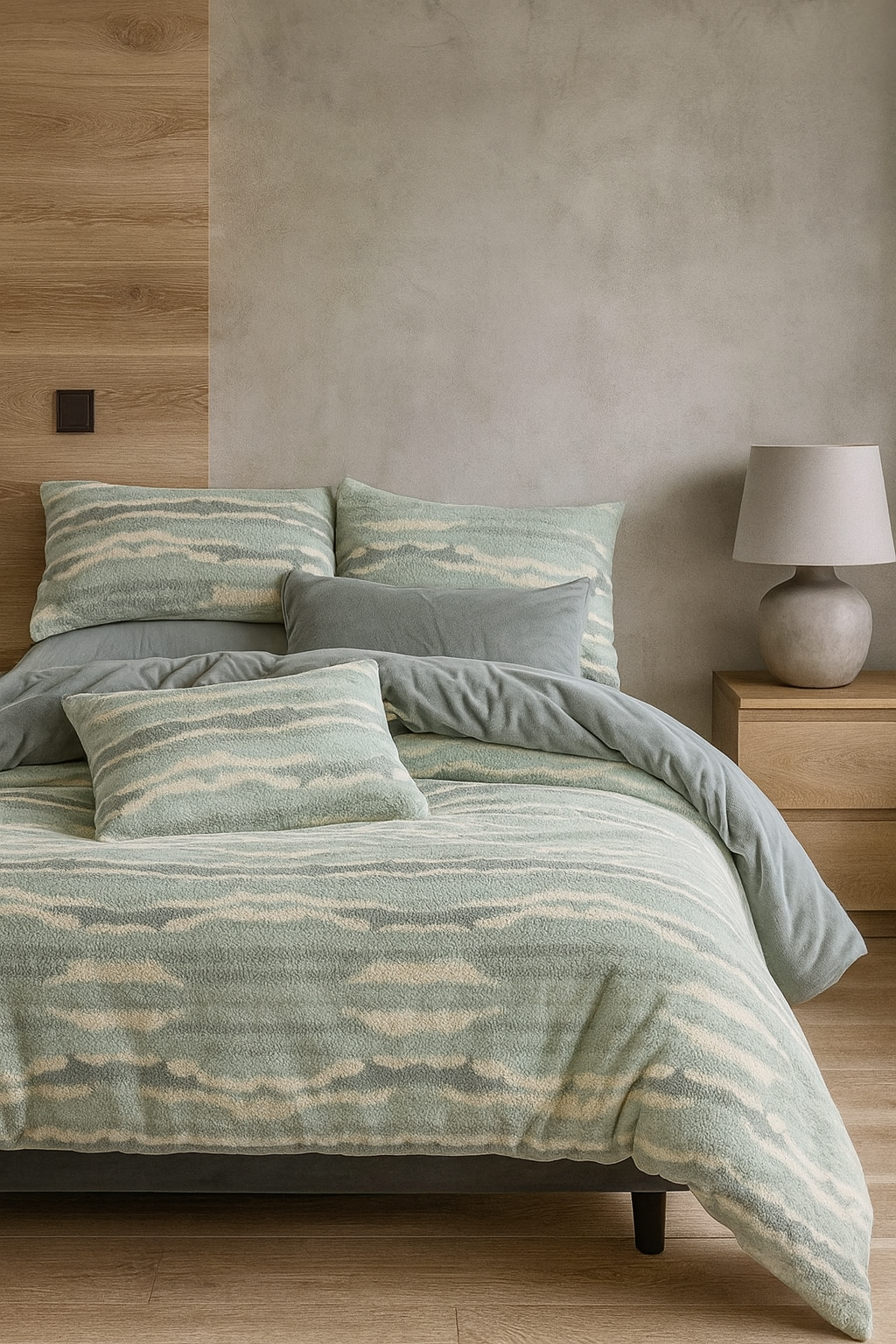 Iconic Wave Design Winter Quilt