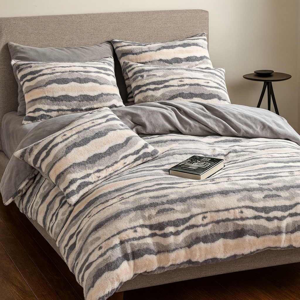 Iconic Wave Design Winter Quilt