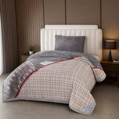 Cloudy Mink Luxury 3 Ply Blanket for heavy Winters