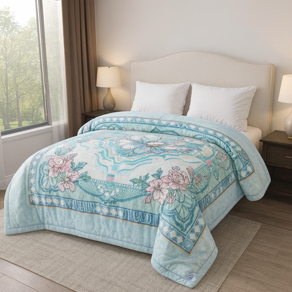 Cloudy Mink Luxury 3 Ply Blanket for heavy Winters