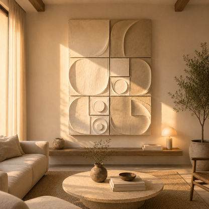 Eclipse Harmony – 3D Textured Wall Art