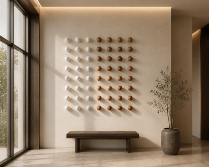 Woodland Matrix 3D Dual Harmony Sphere Wall Art