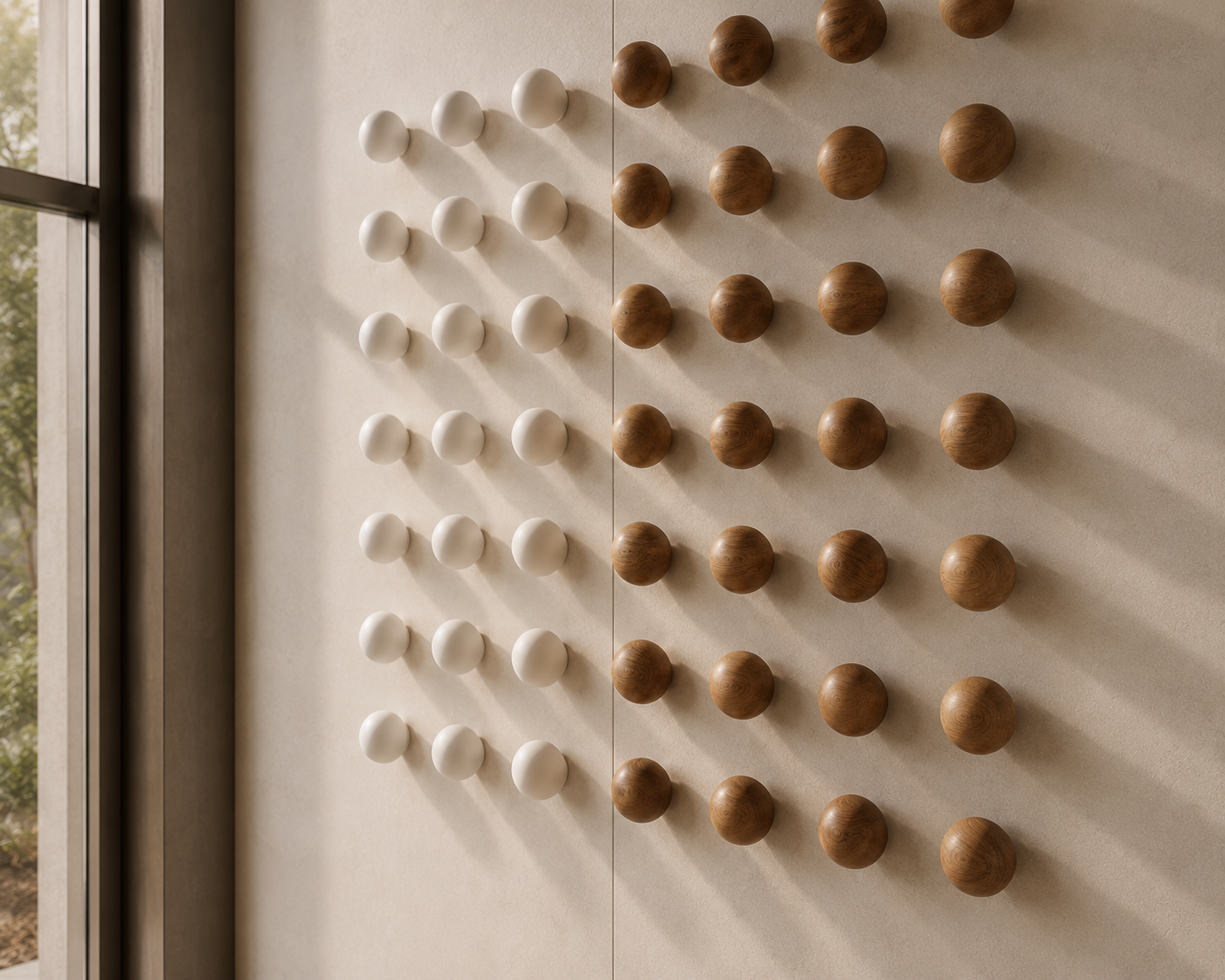 Woodland Matrix 3D Dual Harmony Sphere Wall Art
