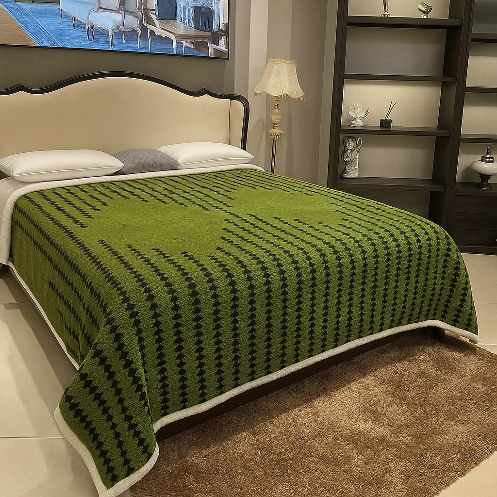 Luxury and Imported Herringbone Pattern Double Bed Ac Blanket - The Gharnish - A Unit of Satkala Creations