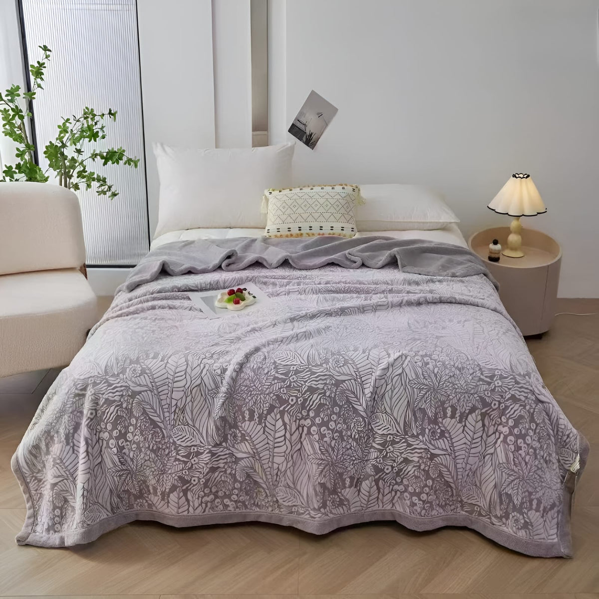 Imported & Premium Quality Double Bed Ac Blanket - Fur and Feather Touch Premium Blanket