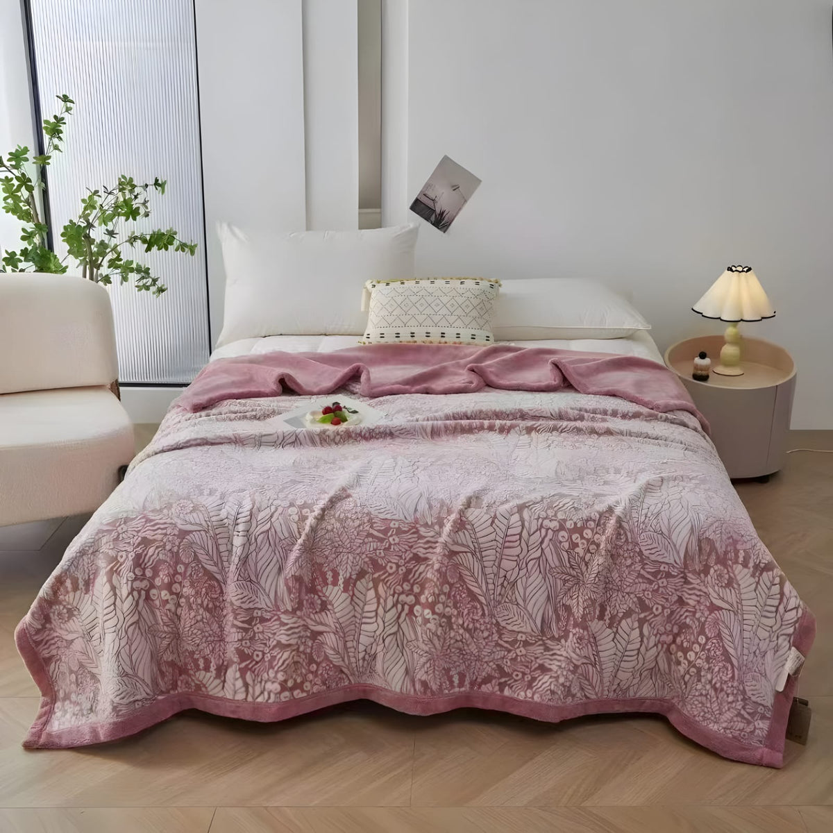 Imported & Premium Quality Double Bed Ac Blanket - Fur and Feather Touch Premium Blanket