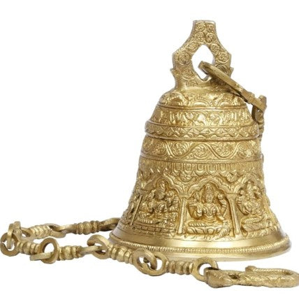 Brass Hanging Bell - The Gharnish - A Unit of Satkala Creations