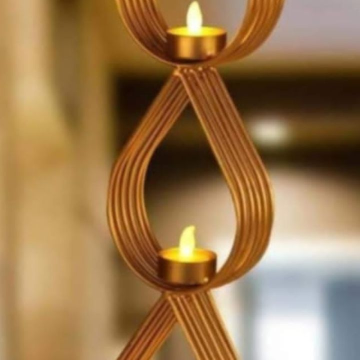 Modern Design Hanging Decorated Diya - The Gharnish - A Unit of Satkala Creations