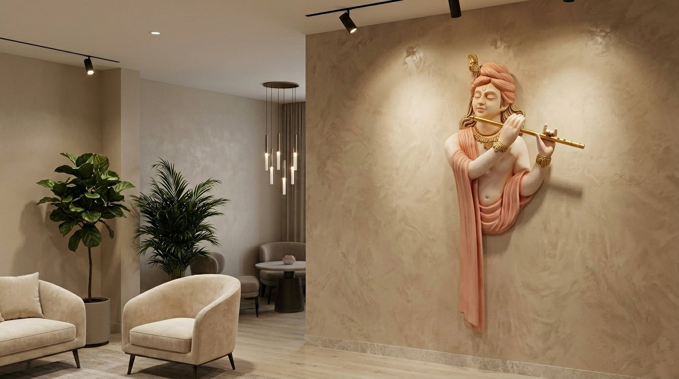 Premium Krishna Decorative Wall Art -54 Inches