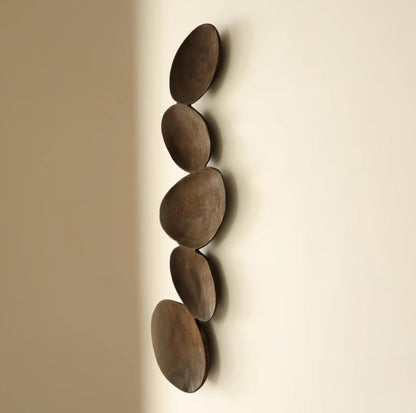 Handmade Leaf Wall Art Organic Wooden Wall Decor Nature Inspired Wall Hanging for Modern Homes