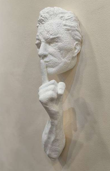 3D Sculpture Man Coming Out of the Wall Abstract Figure For Home and Office - The Gharnish - A Unit of Satkala Creations