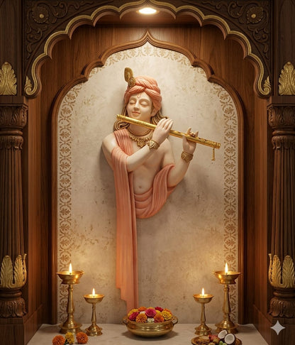 Premium Krishna Decorative Wall Art -54 Inches