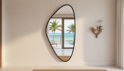 Luxury Arristo Asymmetrical Decorative Mirror - The Gharnish - A Unit of Satkala Creations