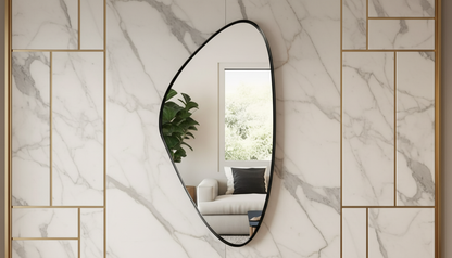 Luxury Arristo Asymmetrical Decorative Mirror - The Gharnish - A Unit of Satkala Creations
