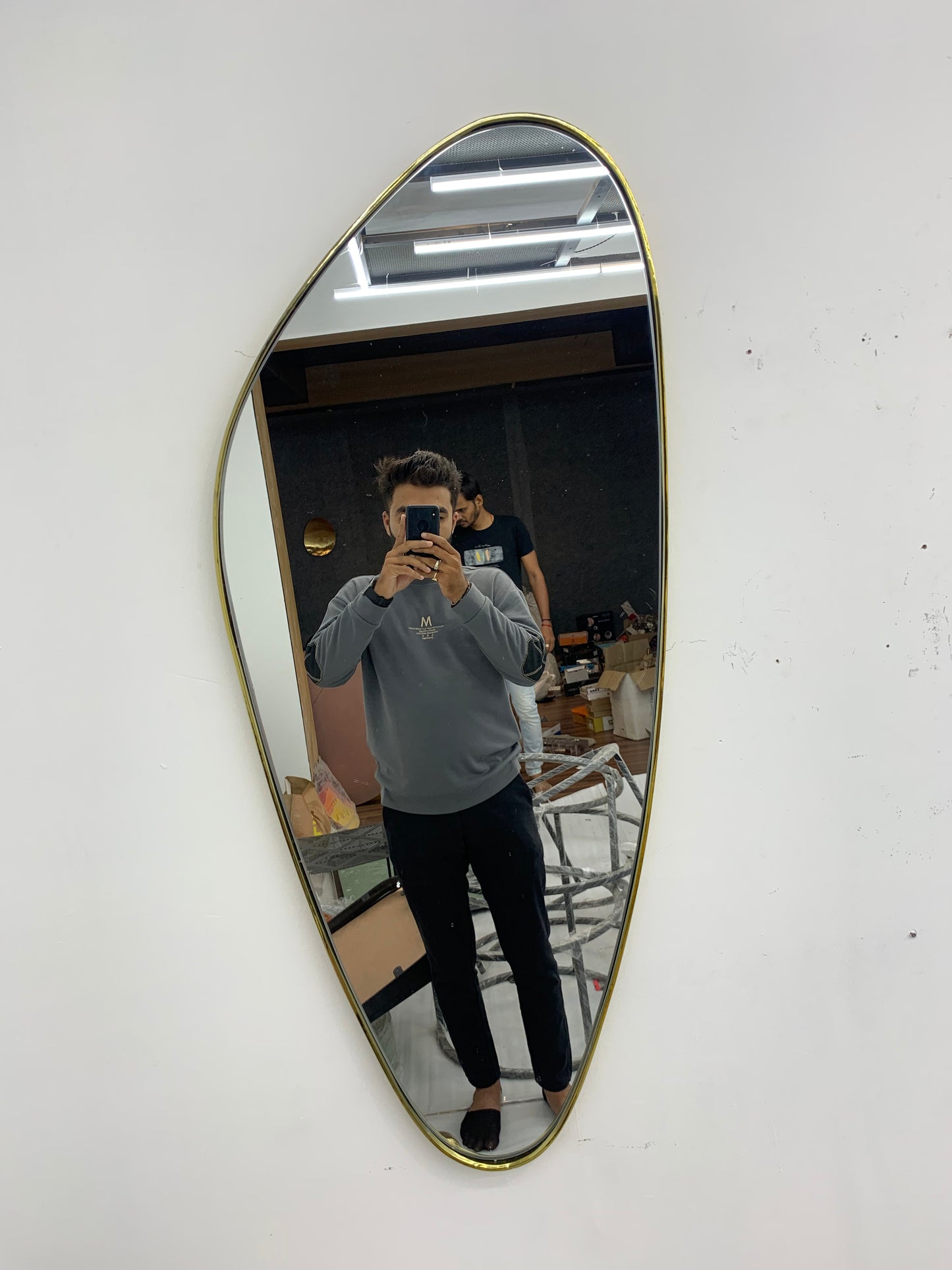 Luxury Arristo Asymmetrical Decorative Mirror - The Gharnish - A Unit of Satkala Creations