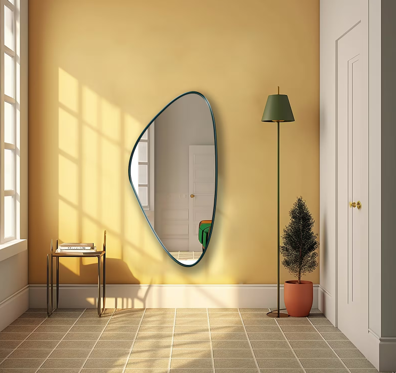 Luxury Arristo Asymmetrical Decorative Mirror - The Gharnish - A Unit of Satkala Creations