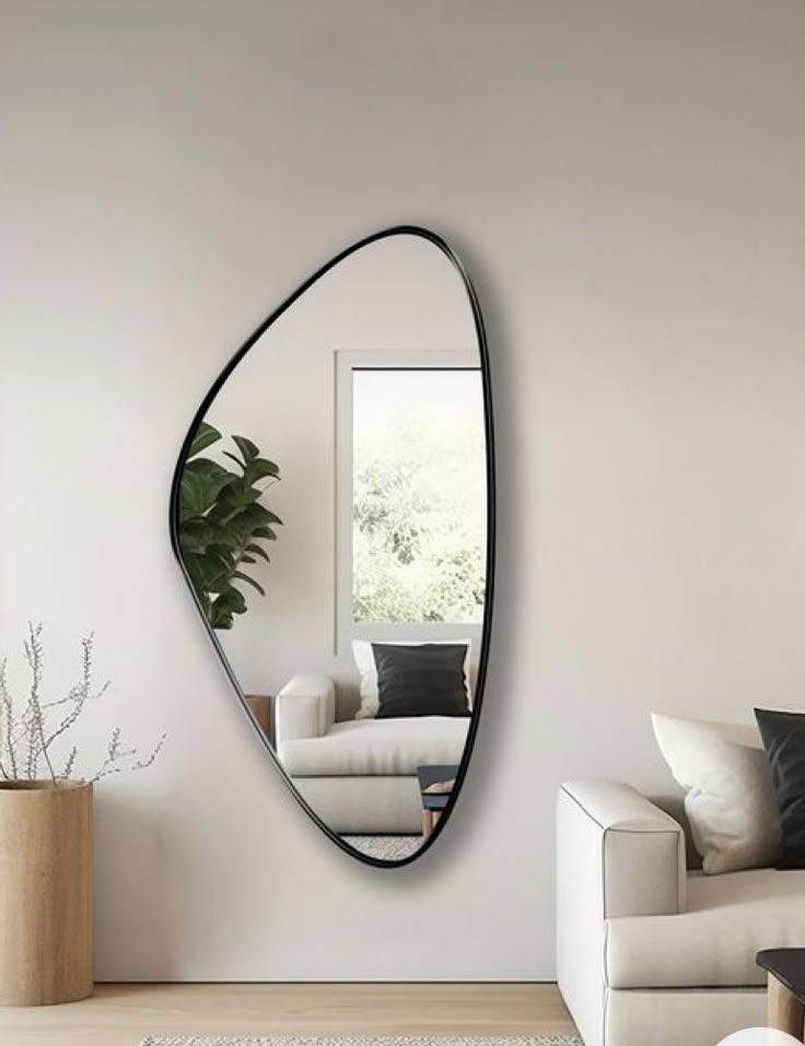 Luxury Arristo Asymmetrical Decorative Mirror - The Gharnish - A Unit of Satkala Creations