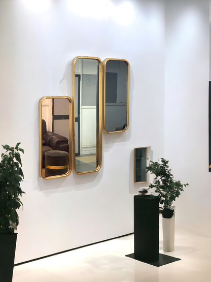 Aurora Arch Harmony Gold Mirror Set - The Gharnish - A Unit of Satkala Creations