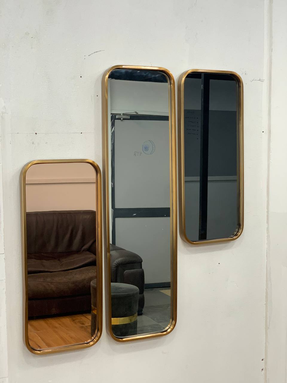 Aurora Arch Harmony Gold Mirror Set - The Gharnish - A Unit of Satkala Creations