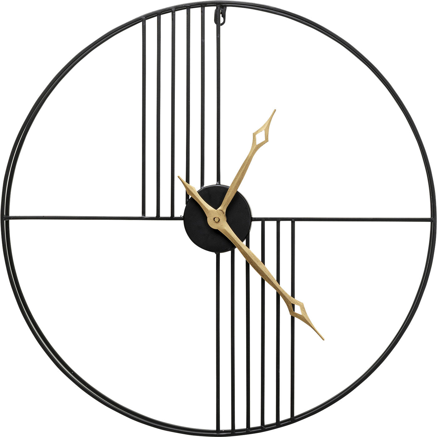 Black Strings Wall Clock
