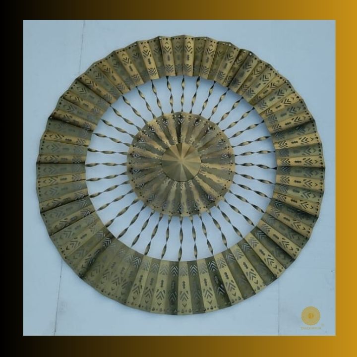 Metallic Rings of Lights Wall Art Perfect for diwali decor