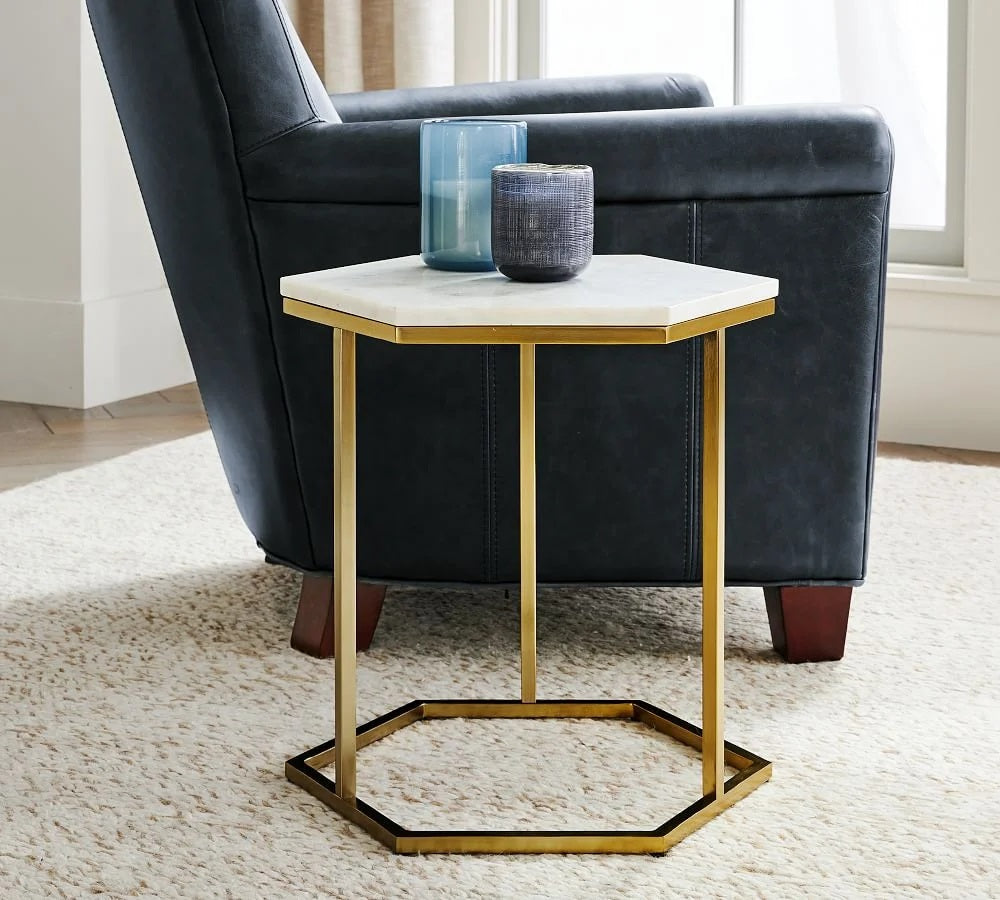 Hexagon Designer and Modern coffee Table / Coffee Table - The Gharnish - A Unit of Satkala Creations