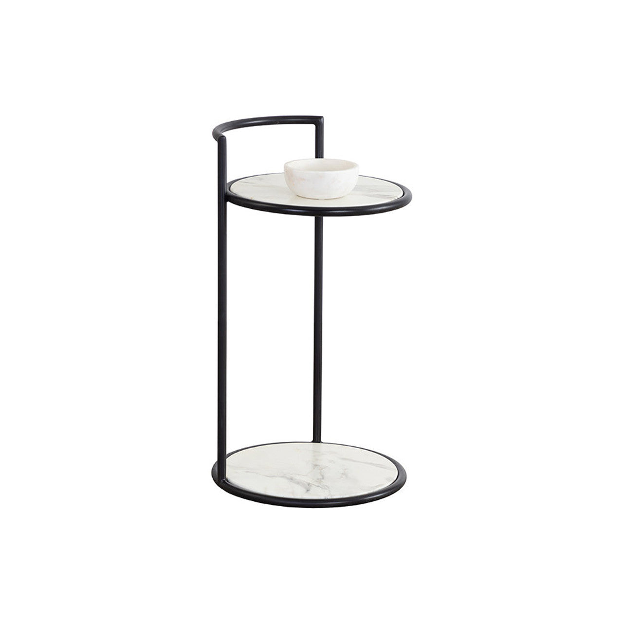 Round Marble Cocktail Bar Tables - The Gharnish - A Unit of Satkala Creations