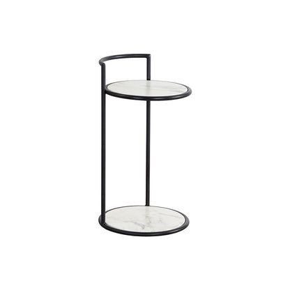 Round Marble Cocktail Bar Tables - The Gharnish - A Unit of Satkala Creations