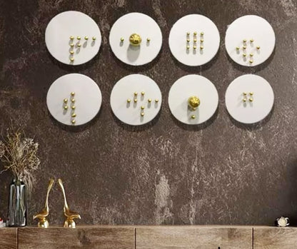 Emerald Orbit Metal Wall Art Set - The Gharnish - A Unit of Satkala Creations