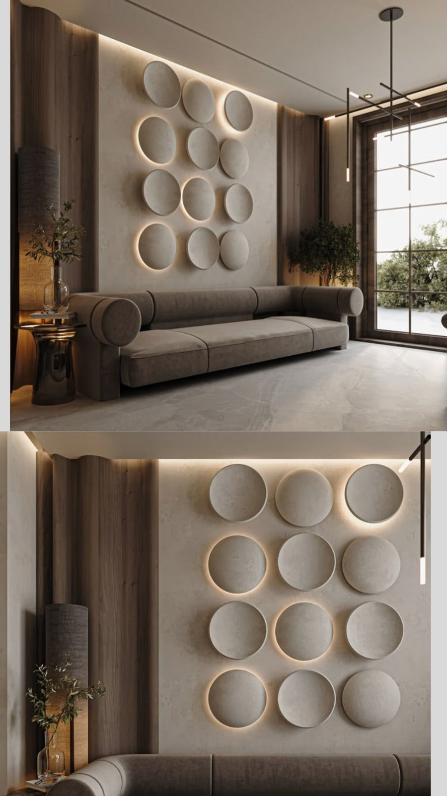 Decorative 3D Metal Place for Home and Office
